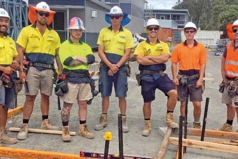 Yatala slab training keeps apprentices square and level